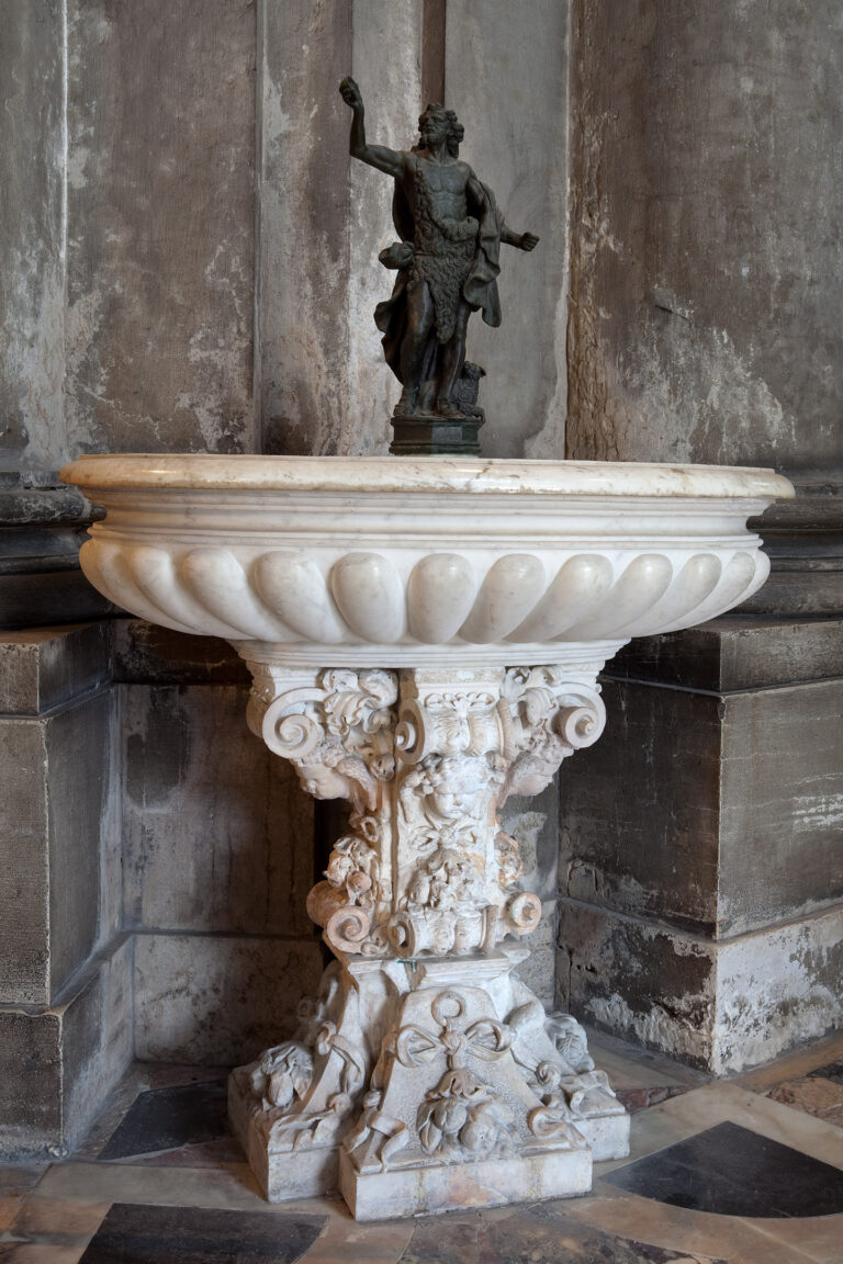 Holy Water Font Saint John the Baptist Salute