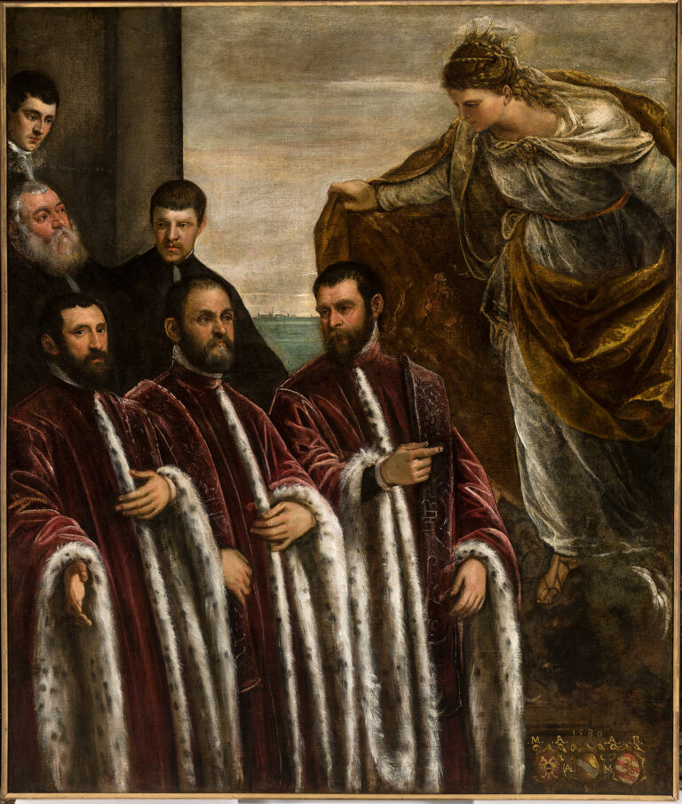 Jacopo Tintoretto, Santa Justina and the Treasurers, After Conservation, Museo Correr